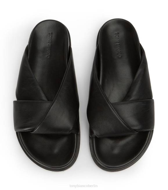 Sandalen| de Tony Bianco Frauen Lora-Sandalen schwarzes Nappaleder 4624633